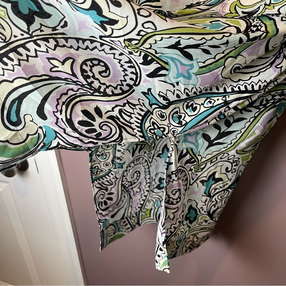 Chicos Black Label Buttondown Tunic Paisley XL - Picture 10 of 14